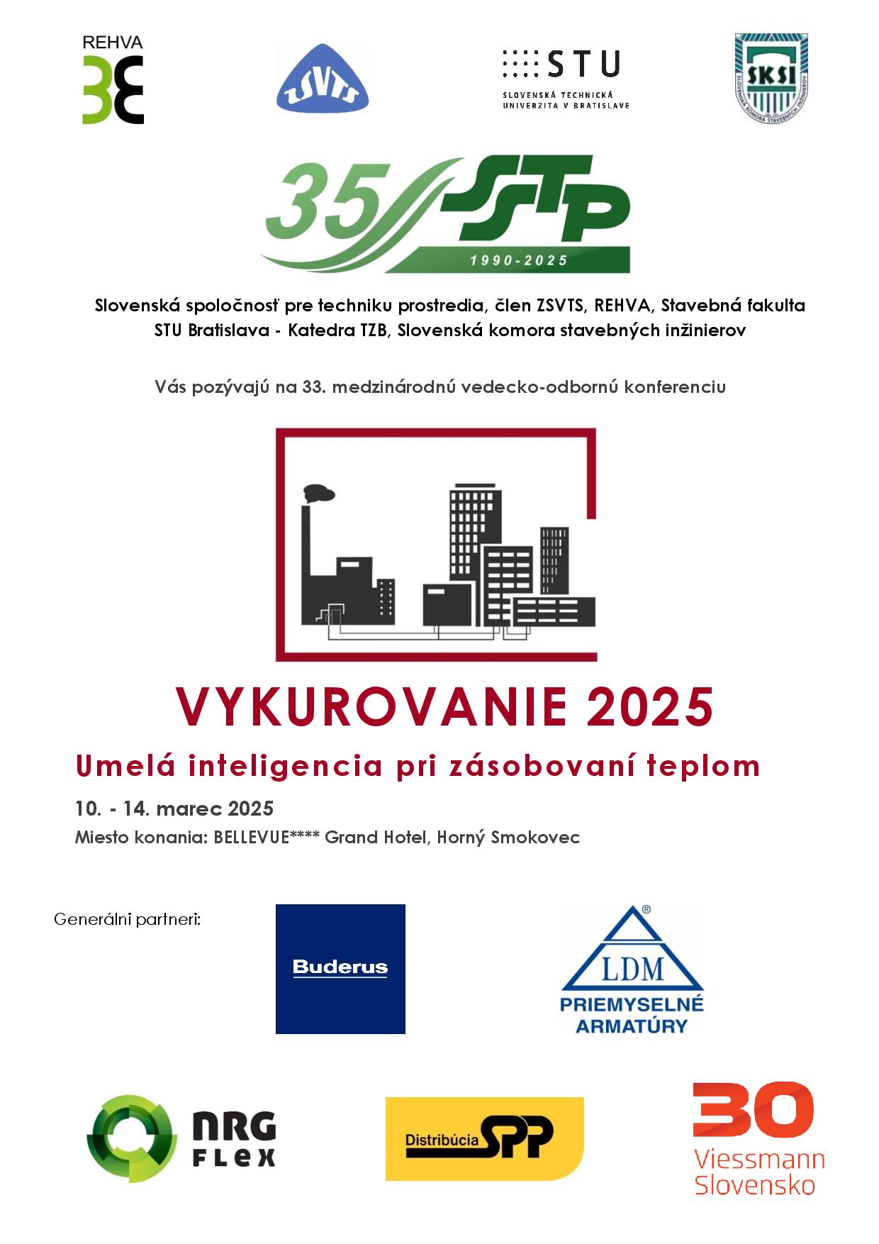 Medzinárodná konferencia VYKUROVANIE 2025