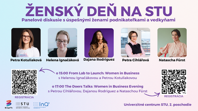 Pozývame vás: Ženský deň na STU