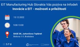 Infodeň: Inovácie a EIT - možnosti a príležitosti