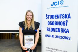 Miroslava Mališová of STU FCHPT - the Top Student Personality in Slovakia 