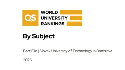 STU má tri študijné odbory v najlepšej 500 na svete