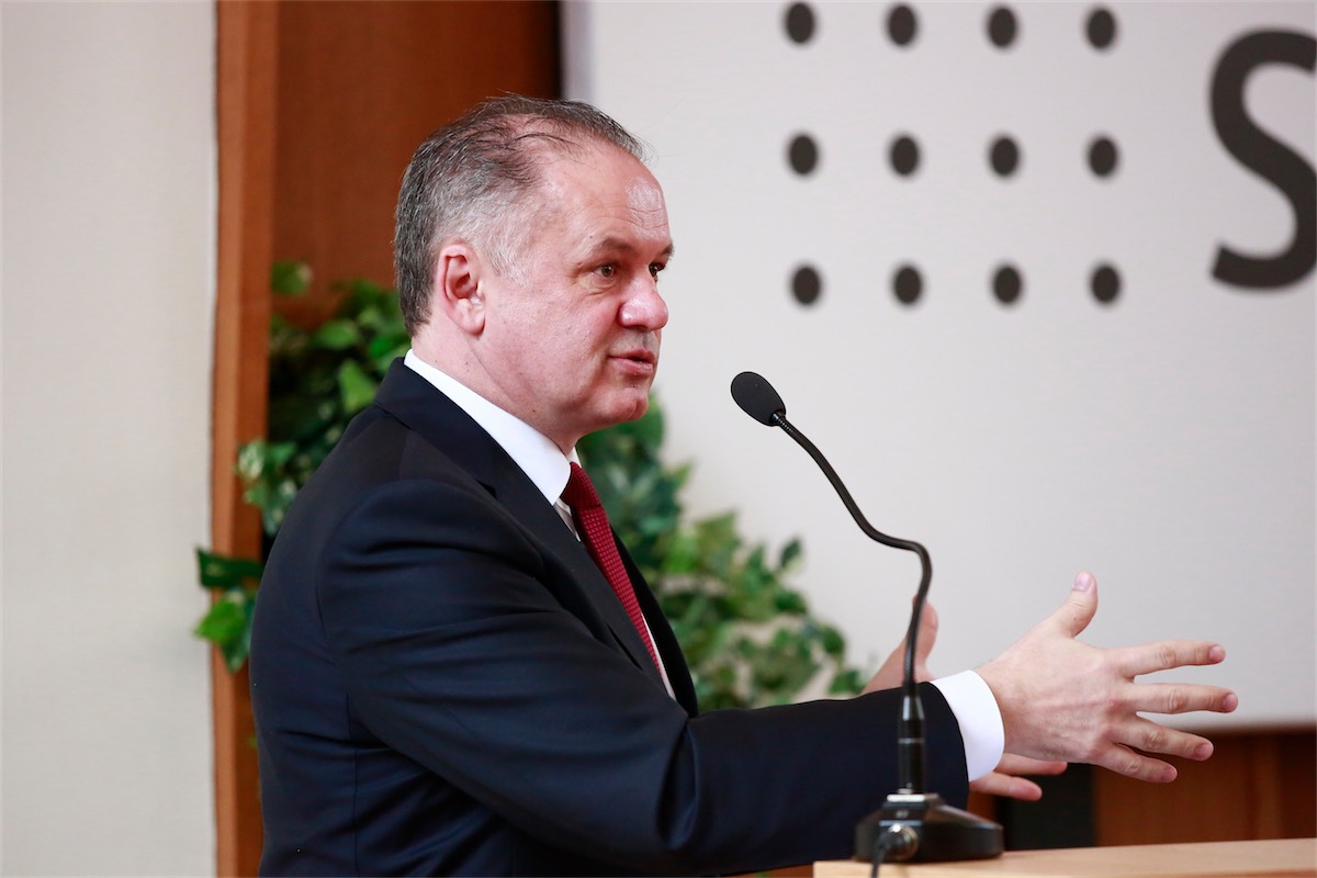 andrej kiska na stu