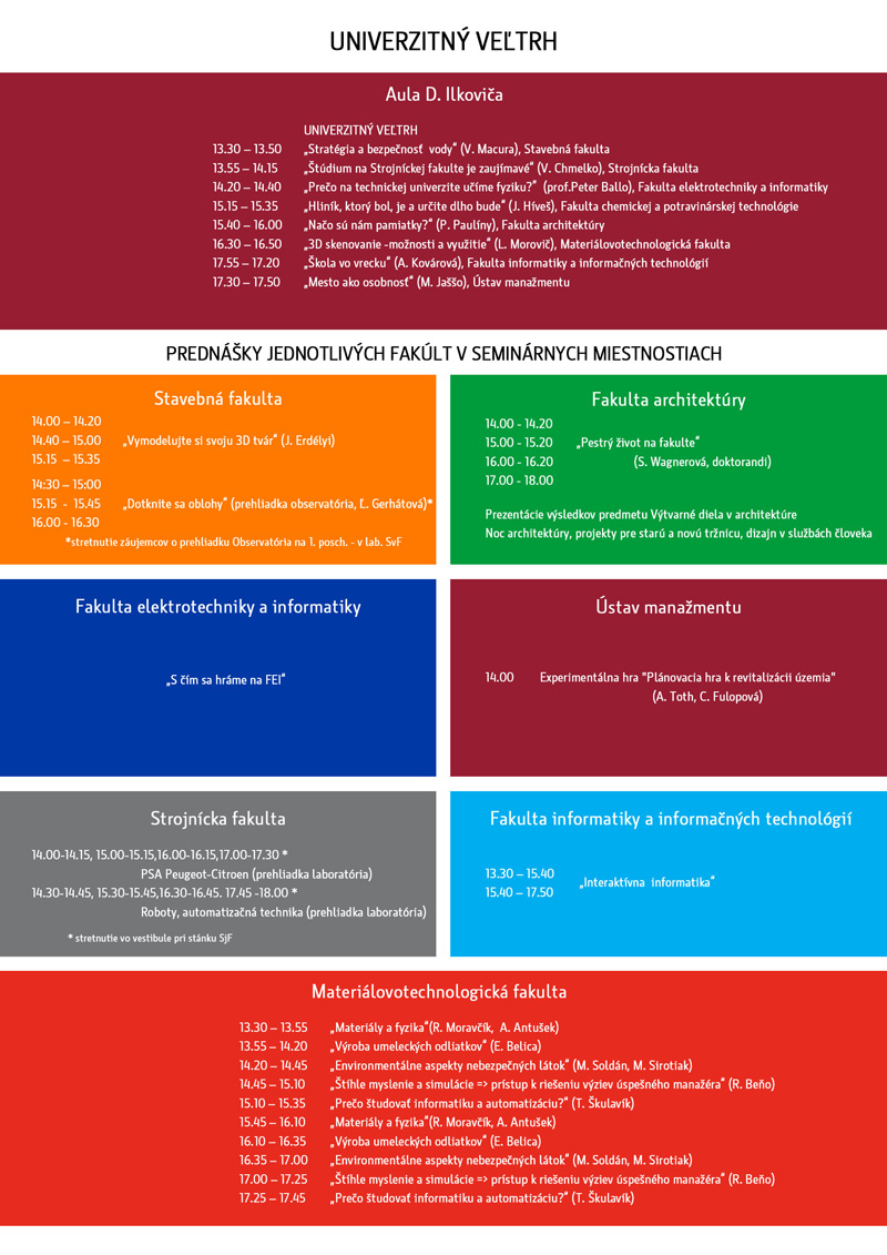 program univerzitny veltrh 2014