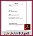 Program prednášok Esperanto