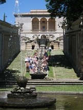 Caprarola-Palác Farnese-V záhradách