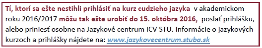 Kliknutím prejdete na stránku Jazykového Centra ICV STU